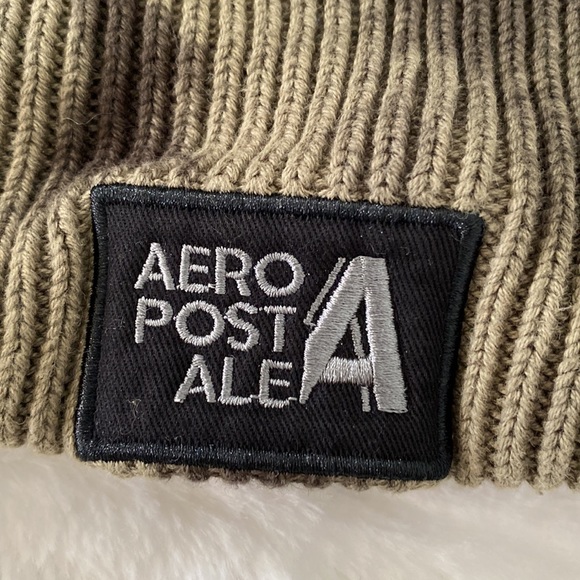 Aeropostale Cuff Army Beanie - Picture 4 of 7
